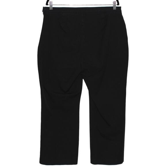 Eileen Fisher Black Ankle Length Trousers Pants Size 16 - Picture 3 of 4